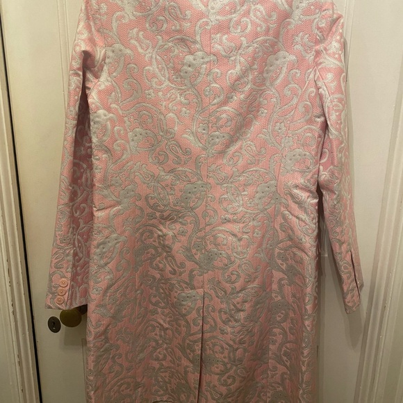 Pink and Silver Long Jacket George Simonton - Picture 3 of 3